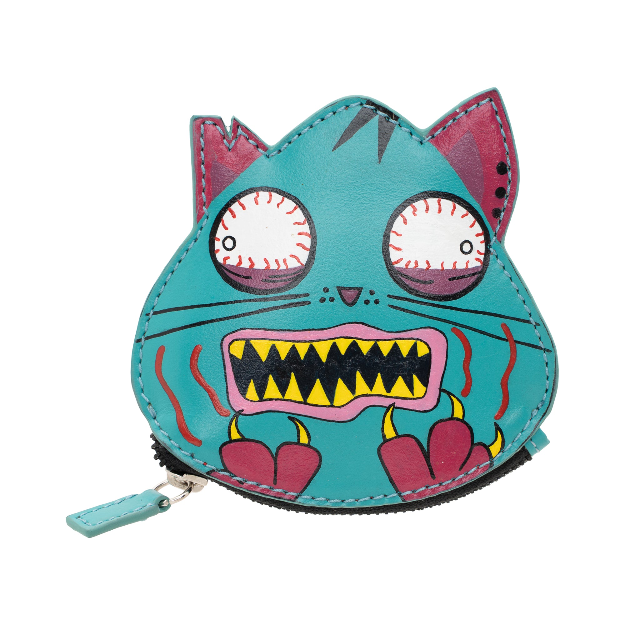 The Greeny Cat (Coin Pouch)