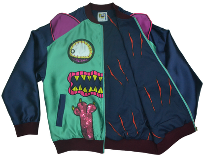 Oversized “Greeny Cat” Unisex Jacket