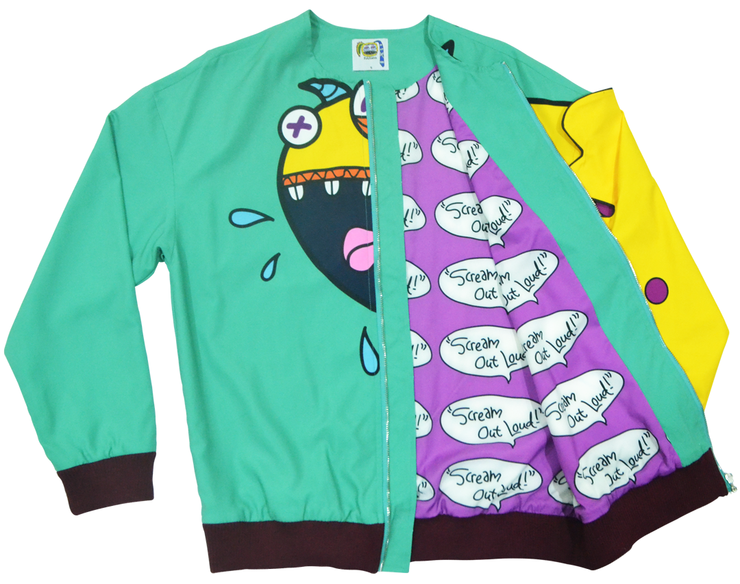 Oversized “Lala Monster” Unisex Jacket