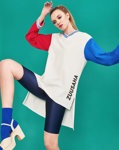 Oversized ZUUSAHA Unisex Hi-Lo Top